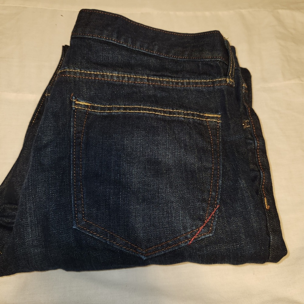 Banana Republic Straight Leg Jeans Mens 34x32 Dark Wash Indigo Denim Pants